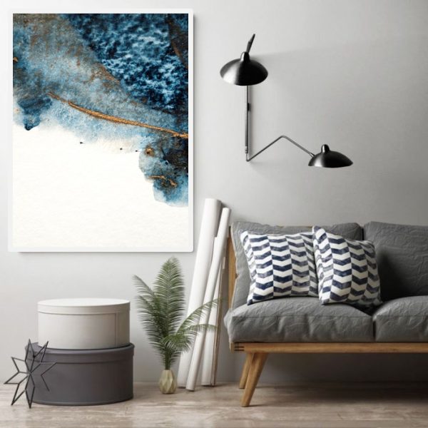 Plakat Abstrakcja granat