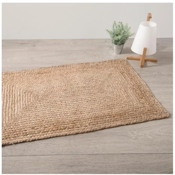Prostokątny dywan jutowy 60×90 cm DB