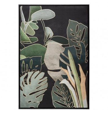 Plakat Dżungla drukowana na płutnie w ramie 60x90cm DB