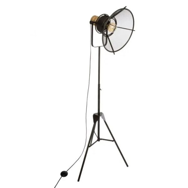Metalowa lampa stojąca na statywie Rodo wys.149 cm DB