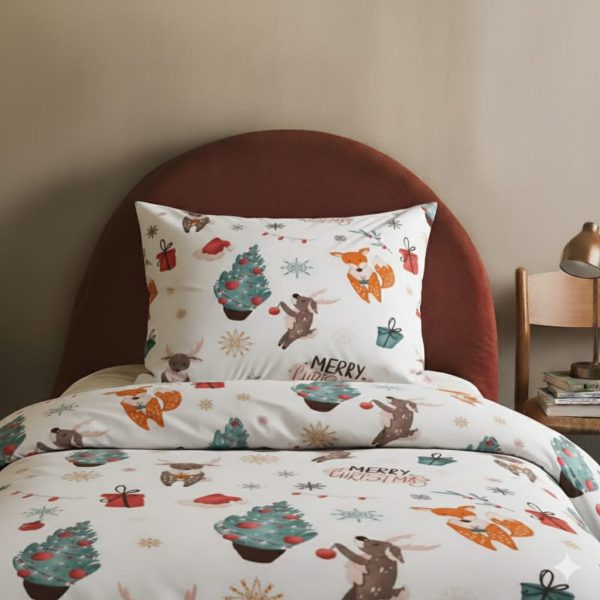 Komplet pościeli świątecznej Merry Christmas 160×200 cm BW