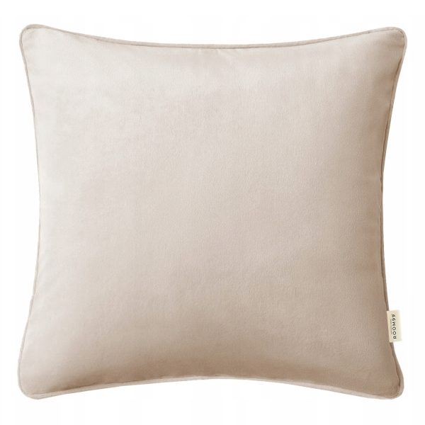 Poszewka świąteczna welur ecru Wyprzedaż