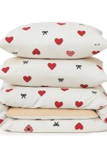 Posciel-200×220-bawelniana-100-naturalna-komplet-serduszka-serca-kokardki