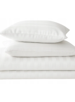 pościel adamaszek biel