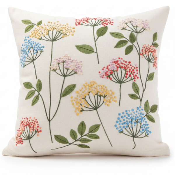 Poszewka na poduszkę Kwiaty na łące 45x45 cm ns