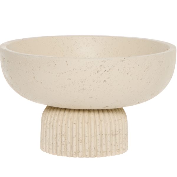 Miska dekoracyjna na nóżce – beż BM