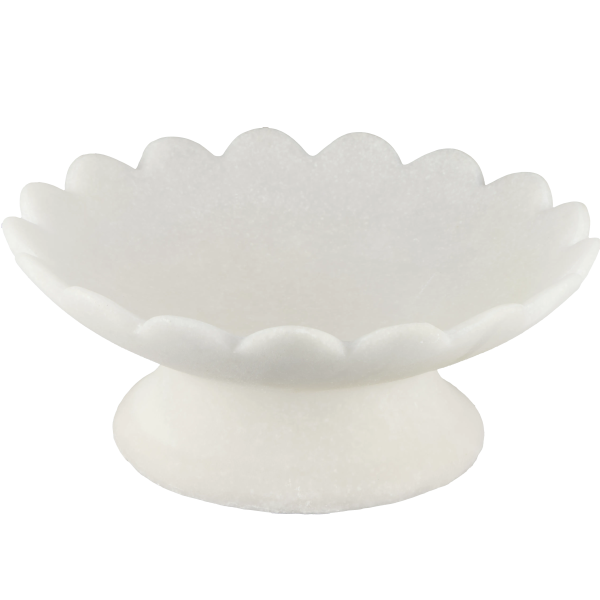 Dekoracyjna miska na nóżce Perła BM