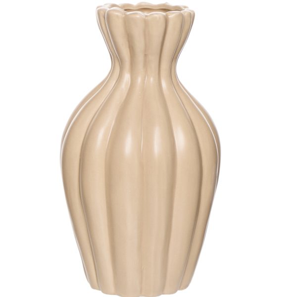 Dekoracyjny wazon w odcieniu kremowym BM