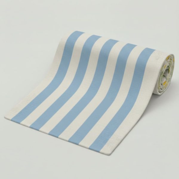 Bieżnik na stół niebieskie paski nse