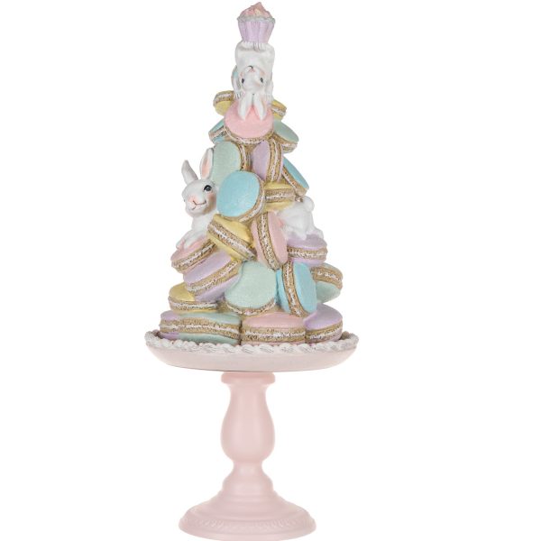 Figurka wielkanocna Króliki na torcie – pastelowa dekoracja premium BM