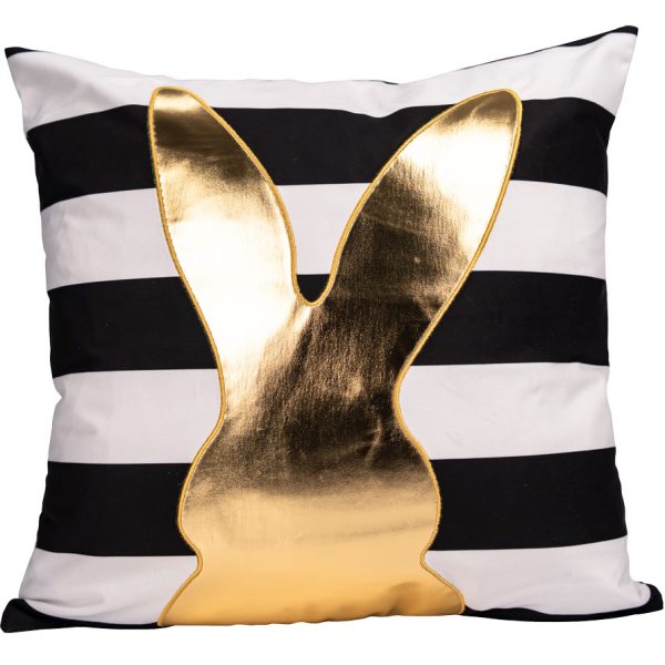 Poszewka Złoty Króliczek na Czarno-Białych Paskach BM