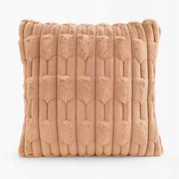 Poszewka dekoracyjna tłoczona ceglany beż als