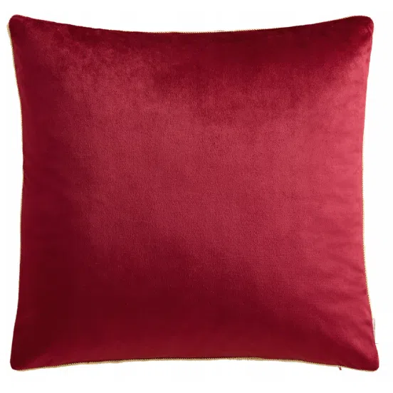 Poszewka świąteczna bordo ze złotą lamówką 45×45 cm als